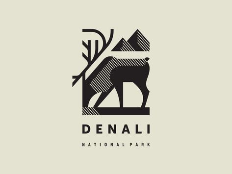 Outdoors Logo Design, Forest Logo, Nature Symbols, Outdoor Logos, Inspiration Logo Design, Market Basket, Denali National Park, Web Graphic Design, Natural Logo