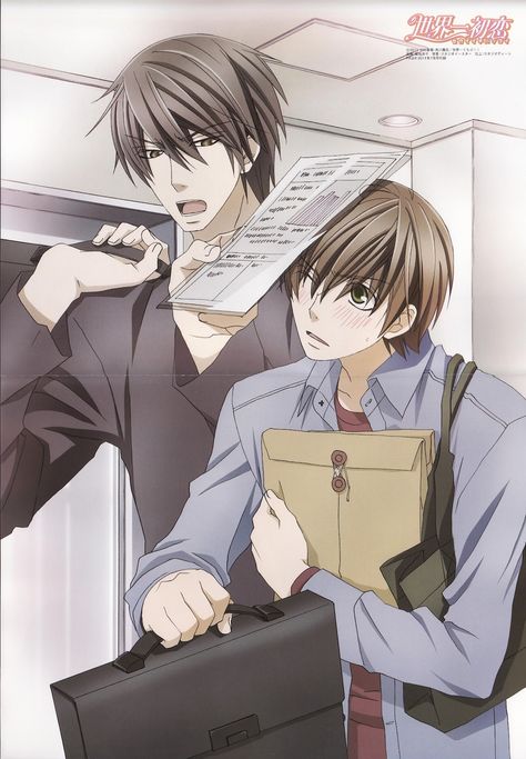 Tags: Scan, Nakamura Shungiku, Official Art, Sekai Ichi Hatsukoi, Onodera Ritsu, Takano Masamune Sekaiichi Hatsukoi, Anime Kawaii, Anime Movies, Otaku Anime, Anime Shows, Anime Love, Anime Images, Anime Boy, Anime Guys