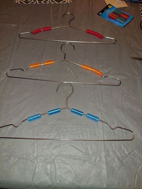 Hangers For Pants, Hanger Covers, Diy Hanger, Fabric Hanger, Non Slip Hangers, Hanger Crafts, Snow Coat, Hanger Diy, Heavy Coat