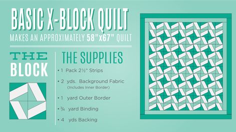 New Friday Tutorial: The Basic X Block Ruler Quilt – Missouri Star Blog Pecking Order Quilt Pattern, Pecking Order Quilt, Easy Quilting Projects, Msqc Tutorials, Missouri Quilt Tutorials, Missouri Star Quilt Company Tutorials, Unique Quilt Pattern, Quilt Techniques, Easy Quilting