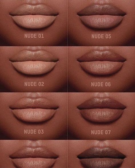 #NaturalHair on Instagram: “Which nude lip are you 😍? PLS TAG/Owner DM + Follow @kinksuluv for natural hair tips 📹(pending) 🌀+ #kinksuluv for a feature 😘” Perfect Lip Color, Lipsense Lip Colors, Lipstick For Dark Skin, Everyday Makeup Tutorials, Wholesale Makeup, Lipstick Kit, Colors For Dark Skin, Glasses Makeup, Colors For Skin Tone