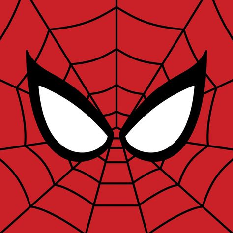 Superhero Vector, Eyes Vector, Superhero Mask, Big Eyes, Red Background, Png Images, Spiderman, Mask