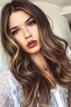 Long Brown Hairstyles, Longbob Hair, Coffee Brown Hair, Brown Hairstyles, Brown Hair Shades, Brown Ombre Hair, Balayage Blonde, Hair Color Light Brown, Brown Balayage