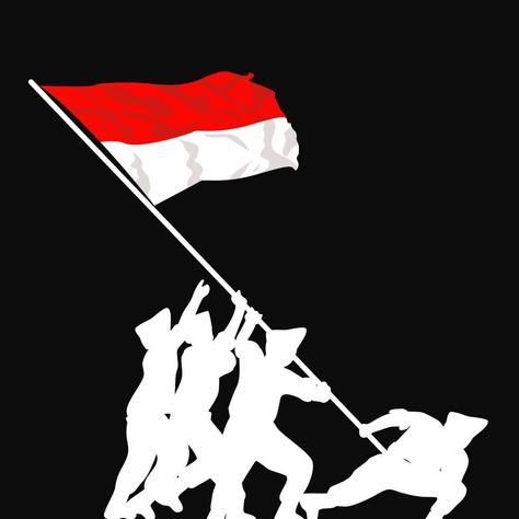 Indonesian Flag, Vector Art, Soldier, This Is Us, Flag, For Free, Art