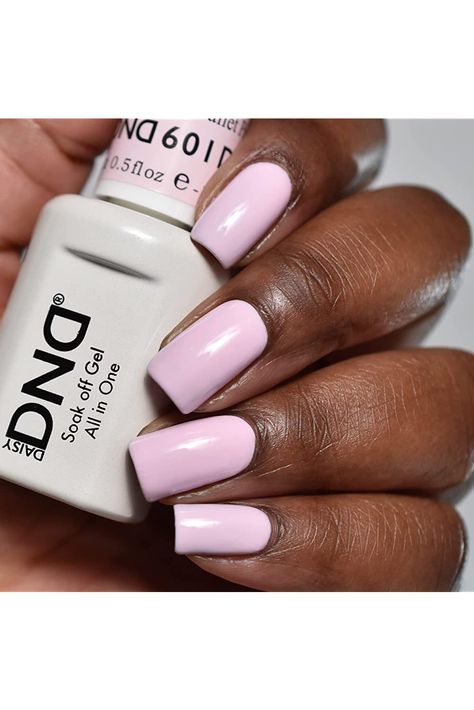 DND Gel Polish Set - 1 each of Pink Gel Polish and Pink Nail Polish, 601 Ballet Pink, 0.5 Fl Oz Ballet Pink Nails Gel, Pink Dnd Gel Polish, Dnd Pink Nails, Pink Gel Polish, Nail Polish Shades, Cute Summer Nail Designs, Pink Nail Colors, Dnd Gel Polish, Pink Gel Nails