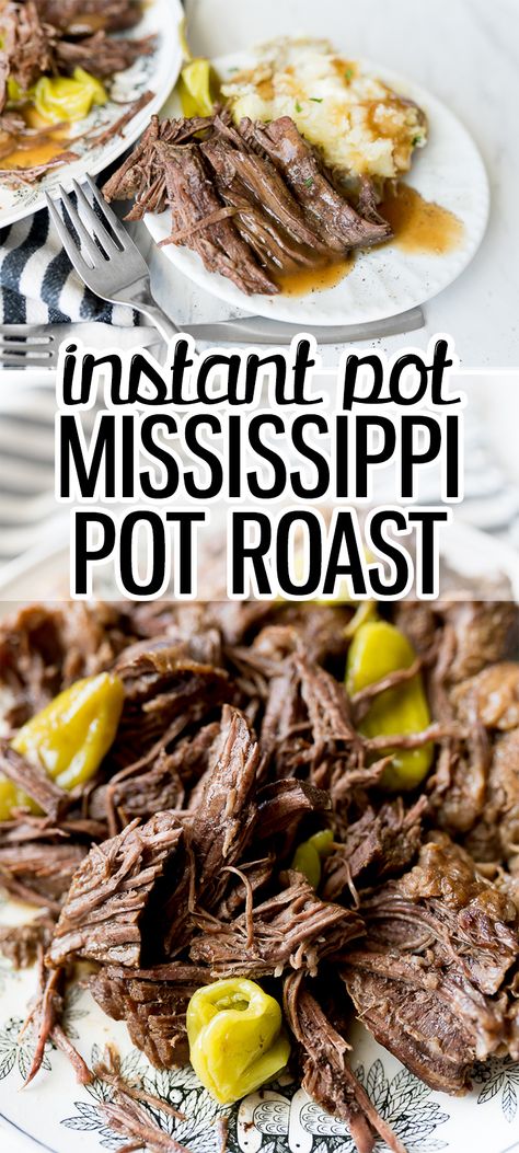 Mississippi Pot Roast Instant Pot, Mississippi Beef, Pot Roast Instant Pot, Mississippi Pot Roast Crockpot, Instant Pot Mississippi Pot Roast, Pot Roast Crockpot, Roast Instant Pot, Roast Crockpot, Mississippi Roast Recipe