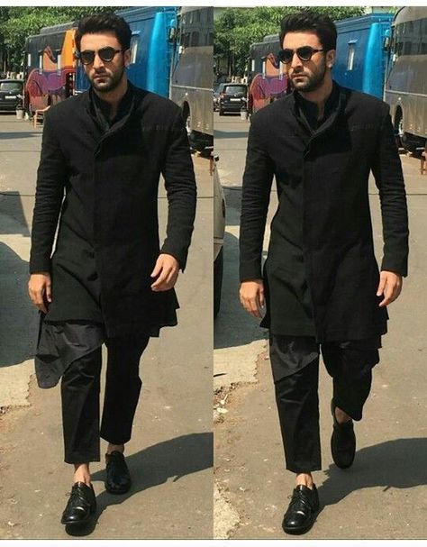 16-3 20 Best Black Kurta Pajama for Men 2018 Punjabi Kurta Pajama Men, Punjabi Kurta, Eid Kurta, India Fashion Men, Pajama Men, Mens Indian Wear, Wedding Kurta, Wedding Kurta For Men, Boys Kurta Design