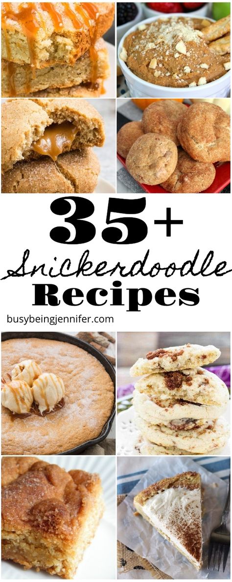 I absolutely adore snickerdoodle cookies. They’re one of the very best treats. But when you make snickerdoodle recipes that aren’t just a cookie?! Well, that, my friend, is magic. I found some of the best snickerdoodle recipes that aren’t all cookies so I could share my recent passion for the cinnamon-sugar mixture that is the snickerdoodle signature flavor.  #snickerdoodle #Christmasrecipes Unique Snickerdoodle Cookies, Best Ever Snickerdoodle Cookies, Swig Snickerdoodle Cookies, Snickerdoodle Pizza Cookie, Fancy Snickerdoodle Cookies, Snickerdoodle Dessert Recipes, Snicker Doodles Recipe, Snickerdoodle Cookie Mix Recipes, Christmas Snickerdoodle Cookies