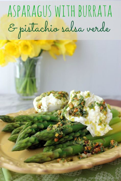 Herb Pesto, Gluten Free Spices, Spring Side Dishes, Quinoa Pasta, Burrata Cheese, Herb Sauce, Grilled Seafood, Roasted Asparagus, Asparagus Recipe