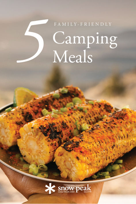 Find inspiration for your next camping meals! Keep it simple with these five tasty options. Rv Meals, Campfire Foods, Camp Meals, Winnebago View, Camp Recipes, Taco Side Dishes, Dump Recipes, Campfire Recipes, Camping Menu