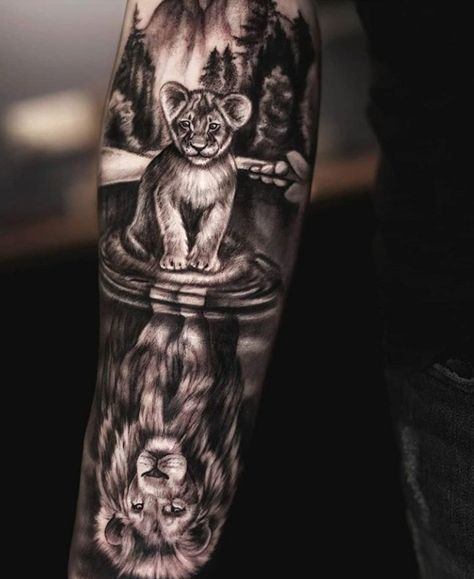 Taurus Symbol, Lion Forearm Tattoos, Arm Tattoos For Guys Forearm, Animal Sleeve Tattoo, Lion Tattoo Sleeves, Wolf Tattoo Sleeve, Mens Lion Tattoo, Lion Head Tattoos, Men Tattoos Arm Sleeve