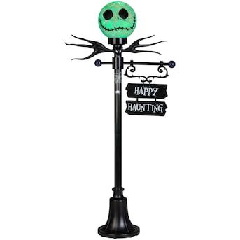 Disney 5-ft Pre-Lit The Nightmare Before Christmas Jack Skellington Lamp Post Light in the Outdoor Halloween Decorations & Inflatables department at Lowes.com Disney Halloween Decorations, Outdoor Halloween Decorations, Shop Disney, The Nightmare Before Christmas Jack, Christmas Jack Skellington, Traditional Colonial, Lamp Post Lights, Colonial Christmas, Nightmare Before Christmas Jack