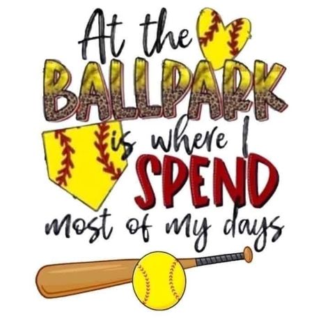 Cute Softball Quotes, Softball Sign, Softball Decorations, Opening Day Baseball, Softball Clipart, Baseball Shirt Designs, Softball Drills, Sports Ideas, Softball Stuff