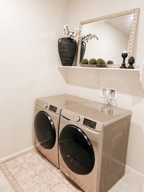 Samsung Champagne Washer And Dryer Laundry Room, Champagne Washer And Dryer Laundry Room, Champagne Washer And Dryer, Washer And Dryer Laundry Room, Samsung Washer And Dryer, Washer Dryer Laundry Room, Perfect Laundry Room, White Laundry Rooms, Samsung Washer