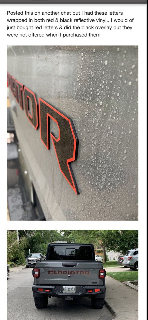 The last Gladiator Tailgate Badge You Will Ever Need! | Jeep Gladiator Forum - JeepGladiatorForum.com 2023 Jeep Gladiator, Jeep Gladiator Decals, Jeep Gladiator Mods, Jeep Truck Gladiator, Jeep Gladiator Accessories, Jeep Gladiator Custom, Jeep Gladiator Mojave, Jeep Names, Jeep Jt