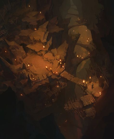 ArtStation - Cave of goblins, whinbek [휜백] Goblin Cave, Rpg Map, Dungeon Maps, Fantasy City, Fantasy Images, Fantasy Setting, Fantasy Map, Fantasy Art Landscapes, Fantasy Concept Art