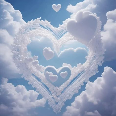 Calming Images, Happy Birthday In Heaven, Heart In Nature, Wallpaper Iphone Love, Birthday In Heaven, Love Heart Images, Angel Drawing, Pics For Dp, Trending Pins