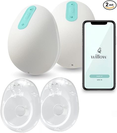 Amazon.com : Willow Pump Wearable Double Electric Breast Pump | Willow® 3.0 Leak-Proof Wearable Breast Pump with App | The Only Pump That Lets You Pump in Any Position (27mm) : Baby Willow Pump, Hands Free Pumping, Exclusively Pumping, Bagged Milk, Electric Breast Pump, Breast Pump, Luxury Baby, Baby Must Haves, Breast Pumps