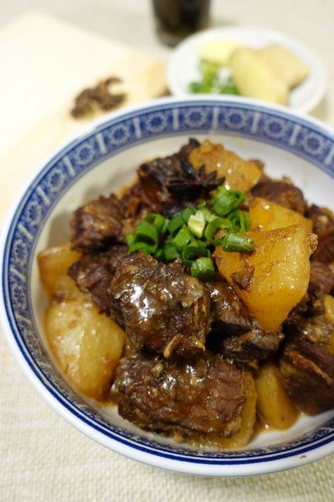 chu-hou-braised-beef-brisket-thumnail-1 Chinese Beef Brisket Recipes, Hong Kong Recipes Dishes, Hong Kong Food Recipes, Hong Kong Recipes, Brisket Braised, Chinese Braised Beef, Chinese Beef Stew, Cantonese Recipes, Braised Beef Brisket