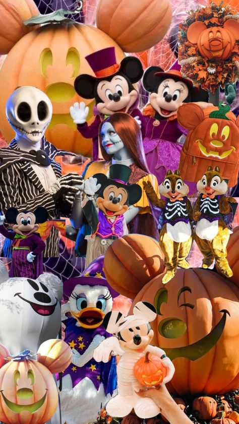 Halloween Time at Disneyland #disneyland #moodboard #aestheticmoodboard #aesthetic #halloween #disney #mickeymouse #fall #chipanddale #daisyduck #loungefly #shuffle #disneyshuffle Disneyland Halloween Aesthetic, Disney Halloween Aesthetic, Disney Channel Halloween, Halloween Time At Disneyland, Disney Photo Ideas, Disneyland Halloween, Halloween Disney, Halloween Time, Aesthetic Halloween