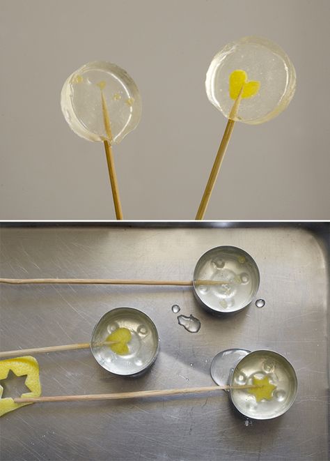 Lollipops / Piruleta / Lutscher Homemade Lollipops, Hard Candy Recipes, Lollipop Recipe, Kids Candy, Homemade Candies, Diy Candy, Candy Making, Cooking Recipes Desserts, Drip Cakes