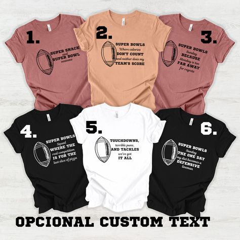 Funny Super Bowl Shirt, Super Bowl 2023 Shirt, Football Shirt, Sarcastic Football Shirt, Funny Sports Shirt, Funny Group Matching Shirt Funny Football Shirts For Women, Funny Superbowl Shirt, Super Bowl Shirt Ideas, Superbowl Shirt Ideas, Superbowl Funny, Super Bowl Shirts, Funny Sports Shirts, Funny Football Shirts, Raiders Shirt