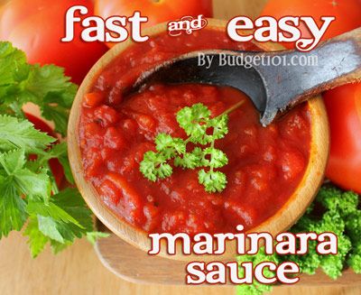 Filling Meals, Easy Marinara Sauce, Fast Easy Dinner, S Mores Bars, Marinara Sauce Recipe, Frugal Recipes, Pizza Sauce Recipe, Cheap Recipes, Pizza Flavors