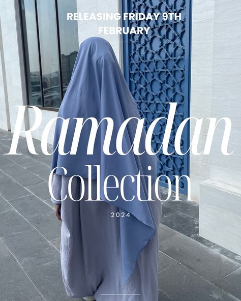 So excited to be sharing this year’s Ramadan Collection with you all in sha Allah! Collection will be live on 9th February! 🤍 Ramadan Collection, February 8, So Excited, Ramadan, Allah, This Year, On Instagram, Quick Saves, Instagram