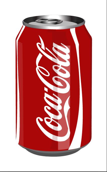 Coke Can I did in Illustrator Coke Can Painting, Coke Can Drawing, Coke Cartoon, Coke Illustration, Coca Cola Wallpaper, Lego Stickers, 3d Pencil Drawings, Coke Can, Aluminum Can Crafts