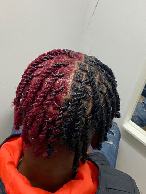 Two Strand Twist Dyed, Two Strand Twist Hairstyles, Dyed Locs, 2 Strand Twist, Cute Dreads, Two Strand Twists, Two Strand Twist, Hair Twist, Dyed Hair Inspiration