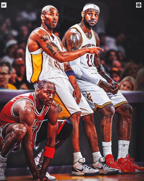 Michael Jordan, Kobe Bryant, & LeBron James Lebron James Michael Jordan, Nba Pics, Lebron Jordan, Kobe Bryant Lebron James, Rip Kobe, Kobe Bryant Michael Jordan, Lebron James Wallpapers, Nba Wallpaper, Kobe Lebron