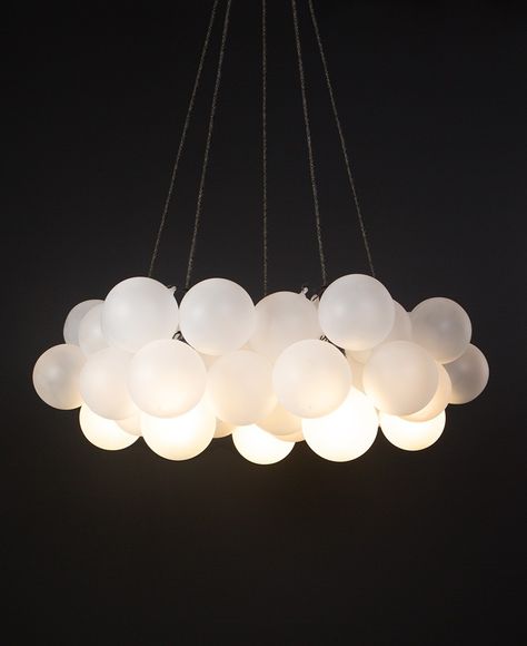 Dark Ceiling, Bedroom Pendant, Cloud Lights, Bubble Chandelier, Bubble Lights, Statement Lighting, Choose Your Style, Glass Bauble, Contemporary Chandelier