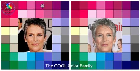 Brown Hair Going Grey, Clothing Color Palette, Colours That Go With Grey, Color For Hair, Clothes For Women Over 60, Cool Summer Palette, Personal Color Analysis, Blue Eye Color, Cool Palette