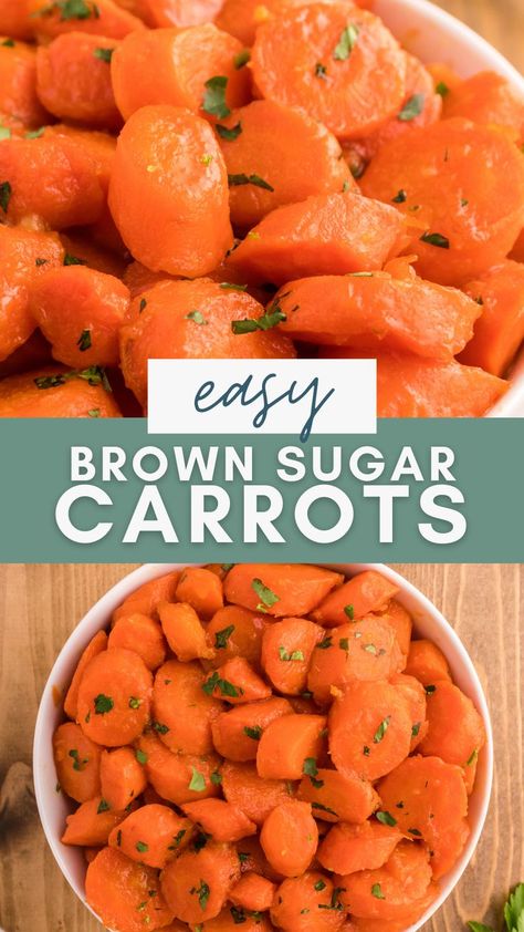 Boiled Carrots Recipe, Side Dish For Easter, Boiled Carrots, Brown Sugar Carrots, Brown Sugar Glazed Carrots, Boil Carrots, Glazed Carrots Recipe, Butter Carrots, Fresh Carrots