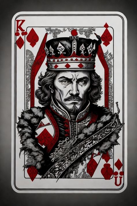 Leonardo Diffusion A single playing card Plain honest stark Ul 3 King Card Wallpaper, Playing Card King, King Playing Card, Reaper Art, King Card, Grim Reaper Art, Wallpaper Photo Gallery, Playing Cards Design, Parking Spot