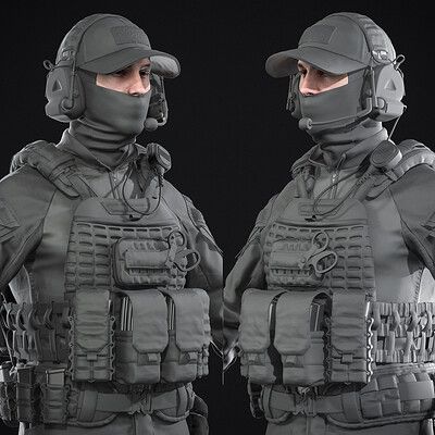 ArtStation - Bogdan Zhukov Art Refs, Cool Tactical Gear, Tactical Uniforms, Zbrush Render, Futuristic Military Armor, Sci Fi Military, Ghost Soldiers, Military Exoskeleton, Military Soldier