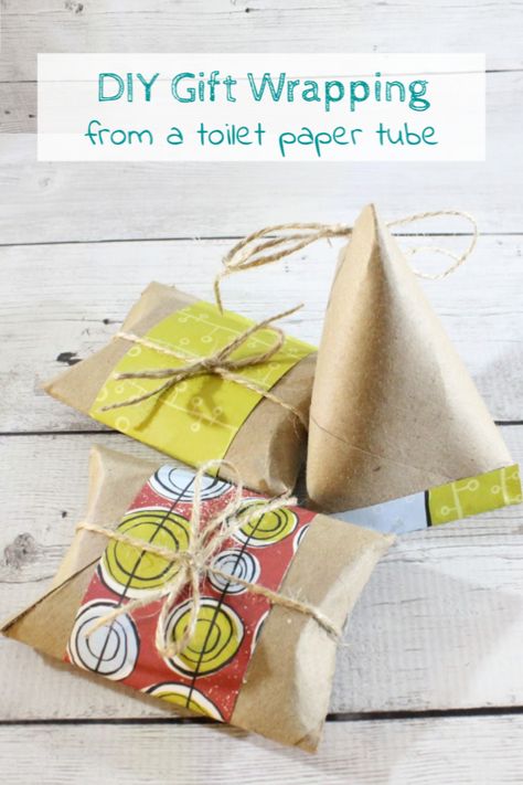 Customize an empty toilet paper tube for easy DIY gift wrapping this holiday season. Two styles perfect for wrapping small gifts. www.domesticdeadline.com Toilet Paper Tubes, Hand Embroidered Gifts, Clothespins Diy, Paper Towel Tubes, Toilet Paper Tube, Gift Tags Diy, Best Teacher Gifts, Wrap Ideas, Craft Stash