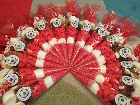 Sweet Business, Sweet Cones, Football Party, 40th Birthday, Business Ideas, Arsenal, Birthday Ideas, Christmas Tree Skirt, Fathers Day