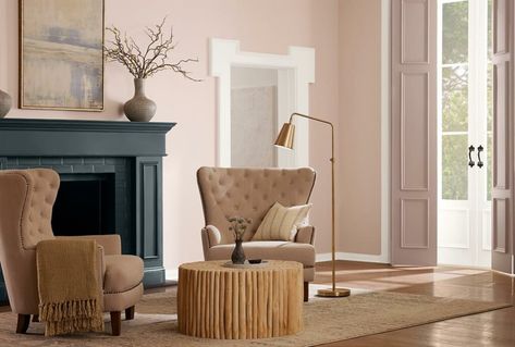 Color of the Month April 2023: Malted Milk | Tinted Sherwin Williams Exterior Paint Colors, Benjamin Moore Exterior Paint, Blush Pink Paint, Benjamin Moore Exterior, Sherwin Williams White, Pink Paint Colors, Painted Kitchen Cabinets Colors, Best White Paint, Repose Gray