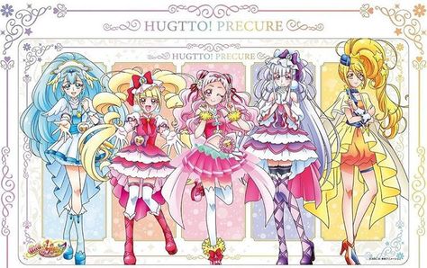 Hugtto Precure! Leather Repair, Mahō Shōjo, Glitter Force, Anime Dress, Cartoon Games, Room Posters, Magical Girl, Anime Shows, Pretty Cool