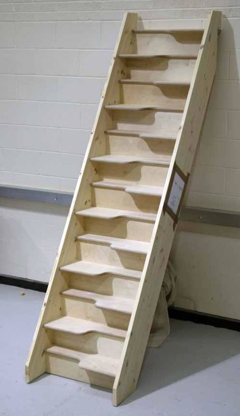 Space Saver Staircase, Modular Staircase, Space Saving Staircase, Staircase Kits, Loft Staircase, Tiny House Stairs, Staircase Storage, Loft Stairs, Attic Conversion