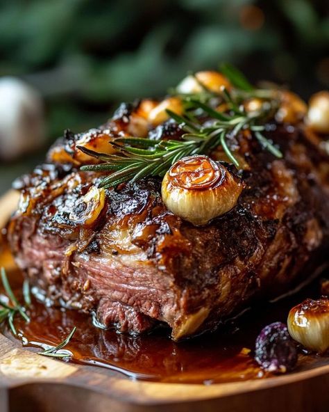 Savor Station | Slow-Cooked Lamb Shoulder with Rosemary, Garlic & Honey | Facebook Lamb Dinner Party, Slow Cooker Lamb Shoulder, Lamb Shoulder Recipes, Boneless Lamb Roast, Rosemary Lamb, Lamb Sandwich, Slow Roasted Lamb Shoulder, Lamb Shoulder Roast, Lamb Dinner