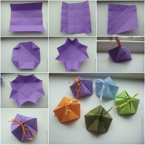 How to DIY Paper Origami Gift Box | www.FabArtDIY.com LIKE Us on Facebook ==> https://www.facebook.com/FabArtDIY Origami Kutu, Origami Gift Box, Origami Gifts, Origami And Kirigami, Gift Boxes With Lids, Folding Origami, Instruções Origami, Christmas Origami, Origami Box