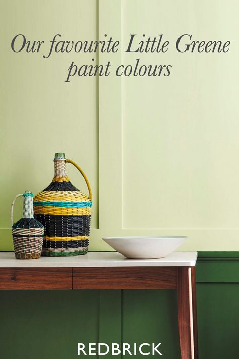 Many of us have re-redecoration and simple renovations in mind at the moment and a simple change of colour can make such a difference to our living space. We asked Jessica to share with us some of her top picks of Little Greene Paint colours to help inspire us when navigating our way through all the beautiful colour choices. Jewel Beetle Little Greene, Little Greene Paint Colours, Green Paint Colours, Vintage Paint Colors, Brown Paint Colors, Best Bedroom Colors, Color Combinations Paint, Green Companies, Green Palette