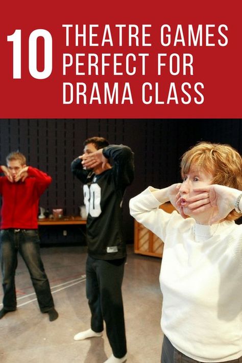 10 Theatre Games Perfect For Drama Class Theater Games For Middle School, Theater Teacher Classroom, Drama Classroom Ideas, Theater Classroom Ideas, Drama Club Ideas, Theater Classroom, Teater Drama, Drama Games For Kids, Drama Classroom