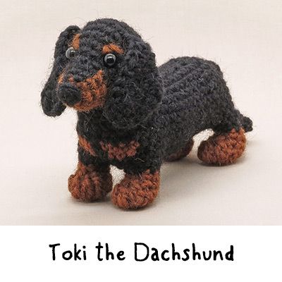 Patterns Realistic Crochet, Crochet Stuffed Animals, Dachshund Pattern, Crochet Dog Patterns, Creative Creations, Baby Wolf, Long Nose, Miniature Dachshund, Mini Dachshund