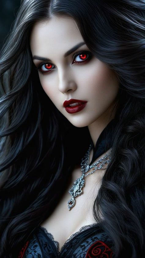 Akhand Bharat, Vampire Women, Galina Bugaenko, Dark Beauty Fashion, Female Vampire, Regular People, Red Haired Beauty, Best Winter Outfits, Gothic Looks