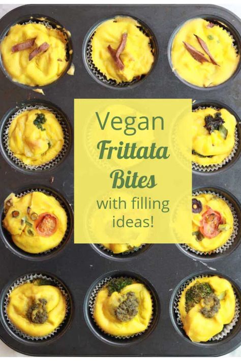 Vegan Protein Muffins, Vegan Egg Bites, Crustless Quiches, Vegan Frittata, Mini Frittatas, Vegan Quiche, Quick Breakfasts, Allergy Recipes, Mini Frittata