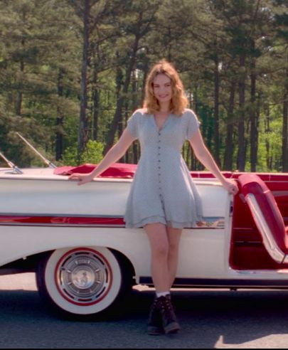 Lily James Body Shape, Lily James Baby Driver, Baby Driver, Small Town Girl, Lily James, Vintage Film, Soft Girl, Beauty Women, Blue Dresses