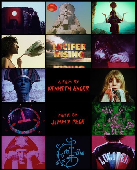 Lucifer Rising Kenneth Anger, Occult Movies, Lucifer Rising, Kenneth Anger, Underground Film, Film Images, Movie Shots, Ace Hotel, Film Inspiration